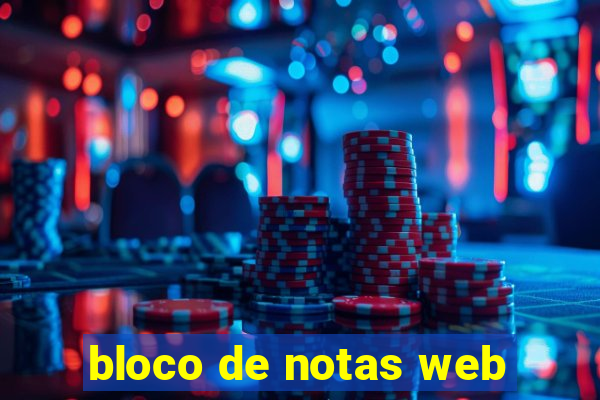 bloco de notas web