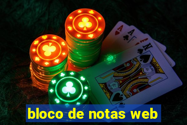 bloco de notas web