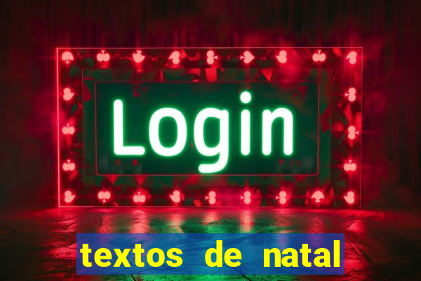 textos de natal para leitura