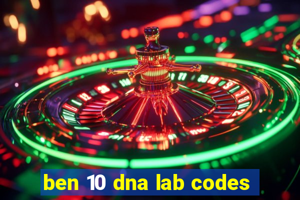 ben 10 dna lab codes