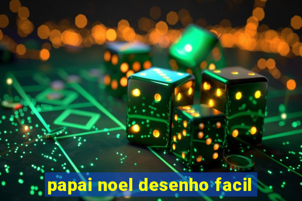 papai noel desenho facil