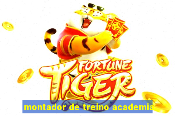 montador de treino academia