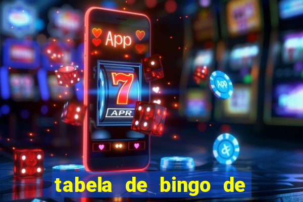 tabela de bingo de 1 a 100