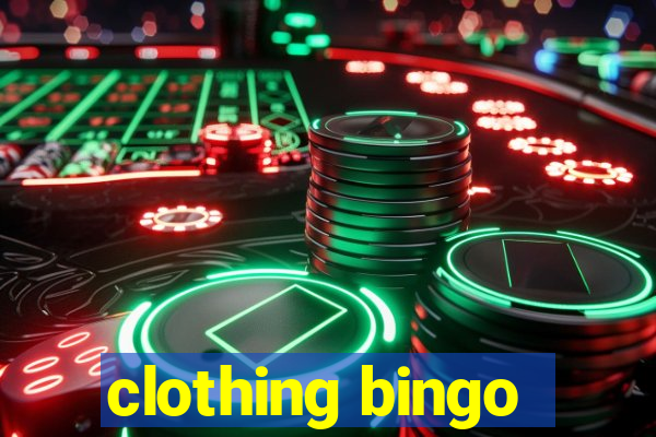 clothing bingo