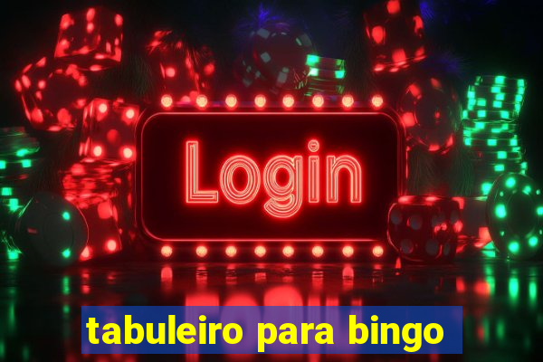 tabuleiro para bingo