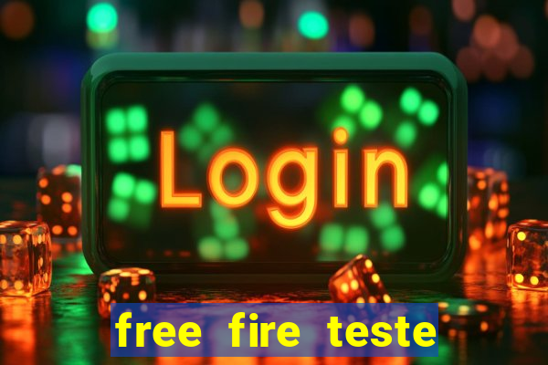 free fire teste grátis jogar agora