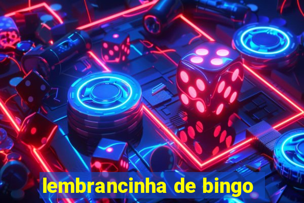 lembrancinha de bingo