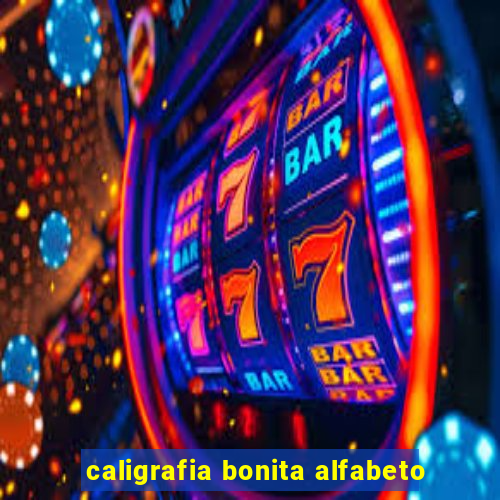 caligrafia bonita alfabeto