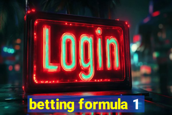 betting formula 1