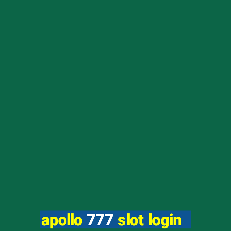 apollo 777 slot login