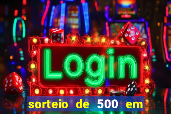 sorteio de 500 em cash toda segunda feira novibet como funciona