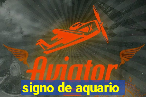 signo de aquario