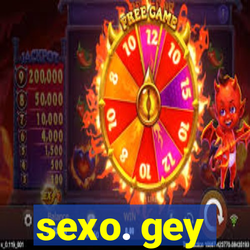 sexo. gey