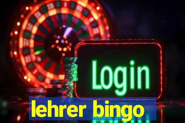 lehrer bingo