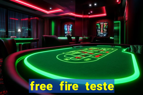 free fire teste gr谩tis jogar