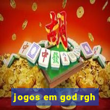 jogos em god rgh