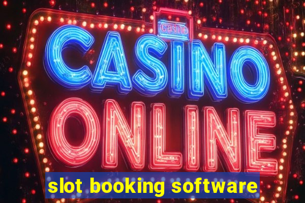 slot booking software