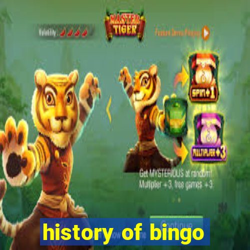 history of bingo