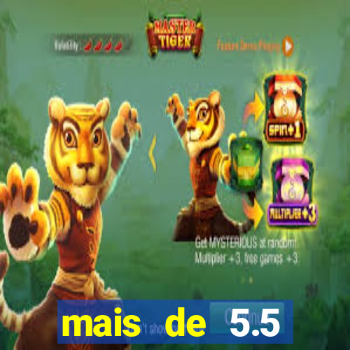 mais de 5.5 escanteios o que significa