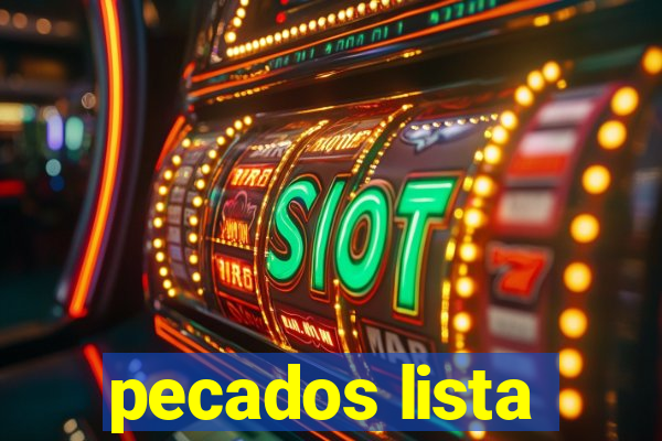 pecados lista