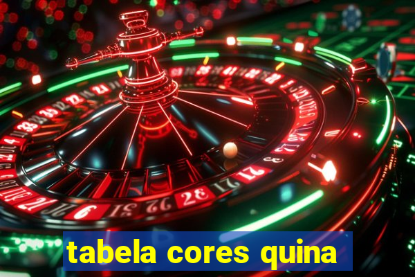 tabela cores quina