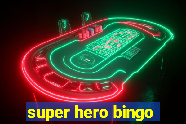 super hero bingo