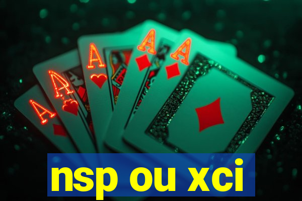 nsp ou xci