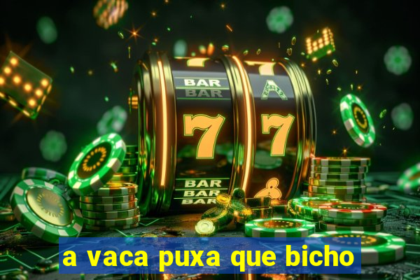 a vaca puxa que bicho