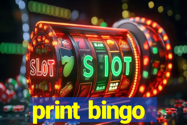 print bingo