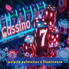 palpite palmeiras x fluminense