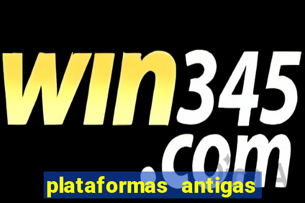 plataformas antigas de jogos