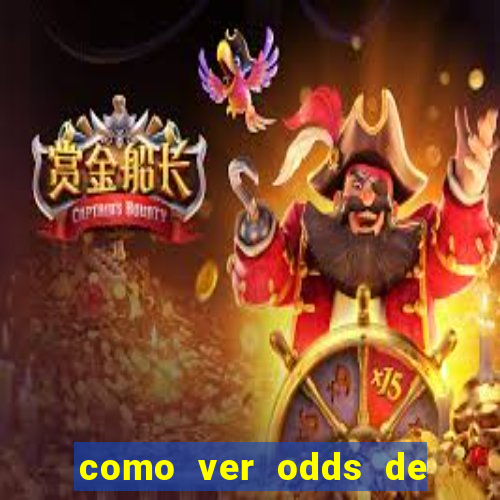 como ver odds de jogos passados