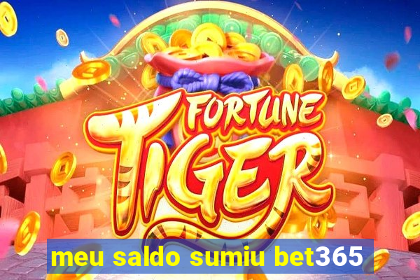 meu saldo sumiu bet365