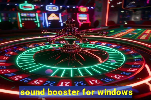 sound booster for windows