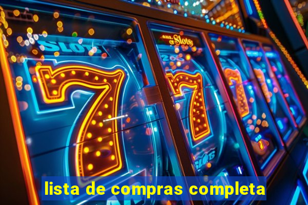 lista de compras completa