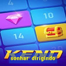 sonhar dirigindo carro jogo do bicho
