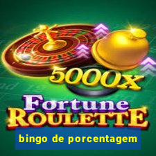 bingo de porcentagem