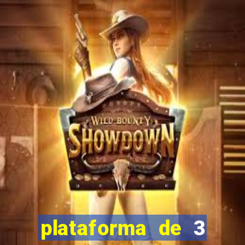 plataforma de 3 reais jogo