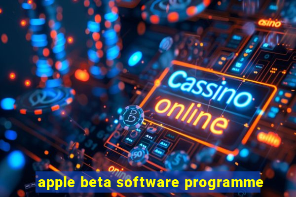apple beta software programme
