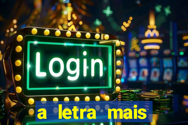a letra mais bonita do mundo