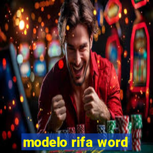 modelo rifa word