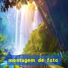 montagem de foto com simbolo do flamengo