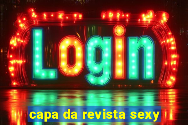 capa da revista sexy