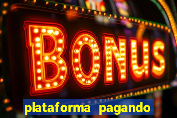 plataforma pagando no cadastro