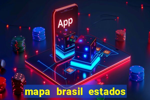 mapa brasil estados e capitais