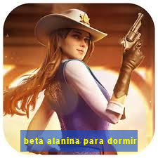 beta alanina para dormir