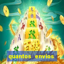 quantos envios você precisa concluir no fórum estadual para abrir uma comenda de envio