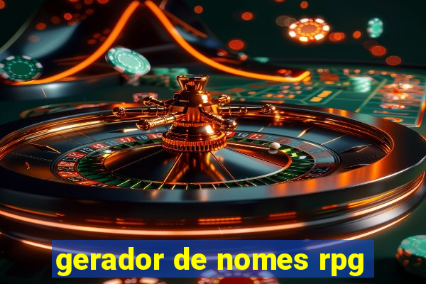 gerador de nomes rpg