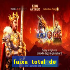 faixa total de gols 2 3 o que significa