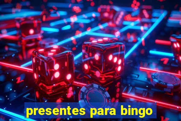 presentes para bingo